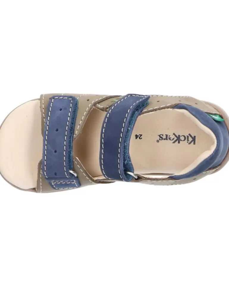 KICKERS De Niño 785408-10 Boping-2 Golf Nubuck 203 Kaki Bleu Store