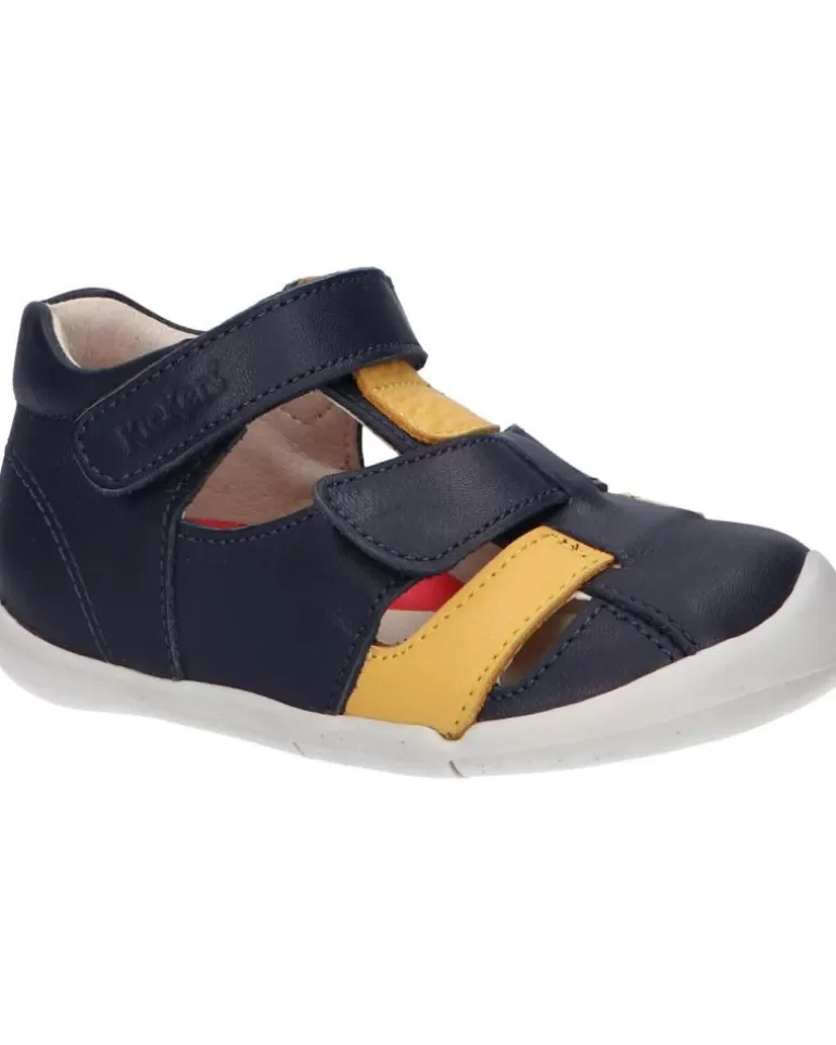 KICKERS De Niño 858392-10 Wasabou 103 Marine Jaune Outlet