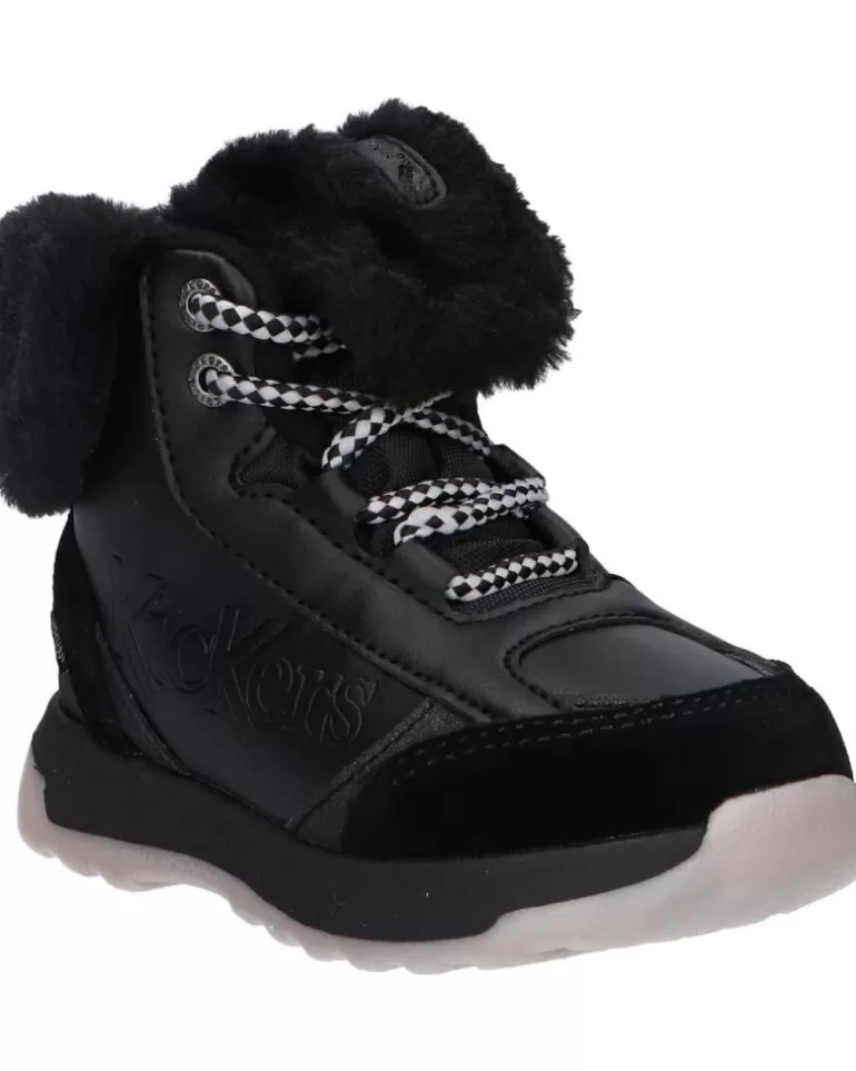 KICKERS De Niño 910810-30 Kickfluffy 8 Noir Store