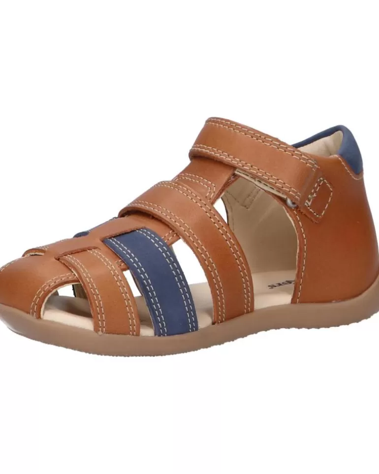 KICKERS De Niño 927262-10 Bipod Cuir Cow A 116 Camel Bleu Cheap
