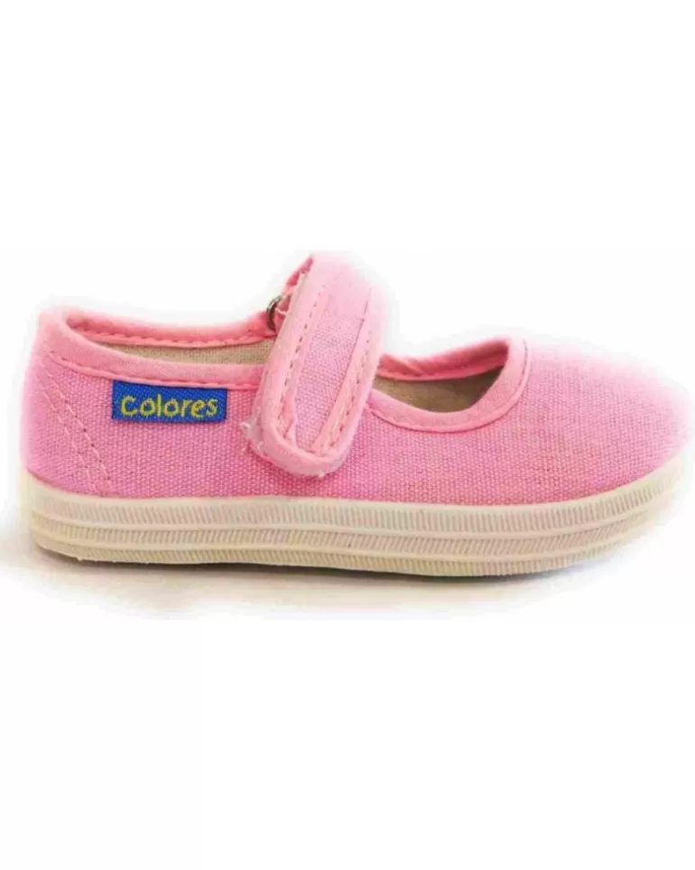 COLORES Deportivas De Niña Mercedes Lona 1910 Rosa Best