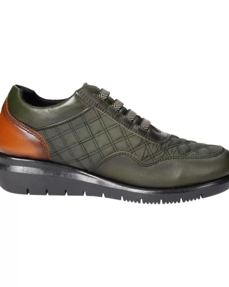 D`CUTILLAS Deportivas De Mujer 75211 Kaki New