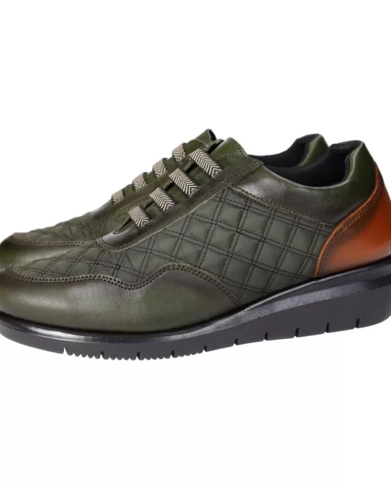 D`CUTILLAS Deportivas De Mujer 75211 Kaki New