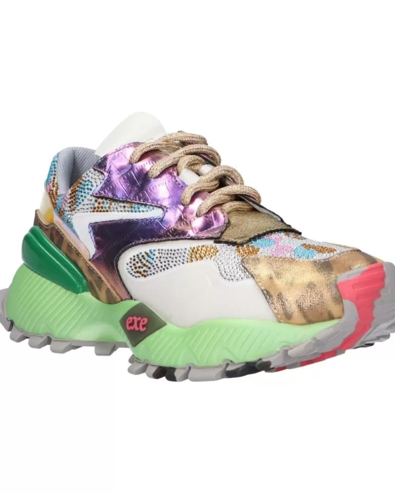 EXE Deportivas De Mujer 134-8 Leather Gold Leather Gold Cheap