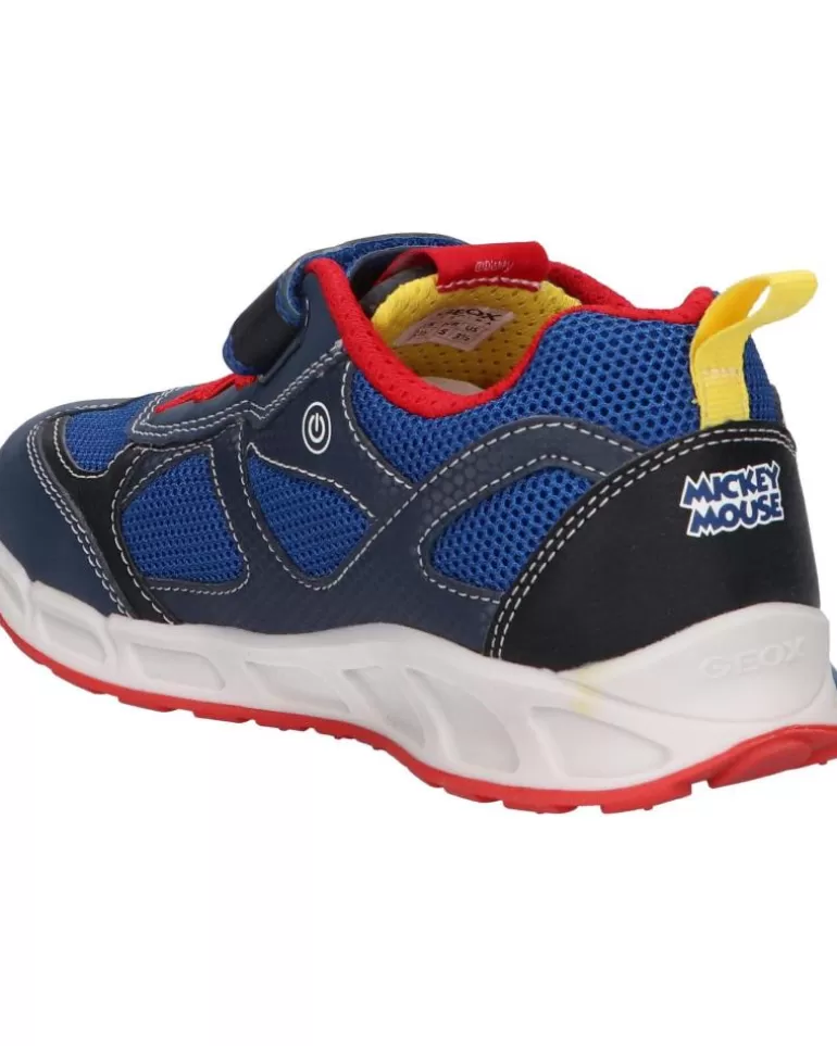 GEOX Deportivas De Niña Y Niño J0294A 01454 J Shuttle Boy C0735 Navy-Red Hot