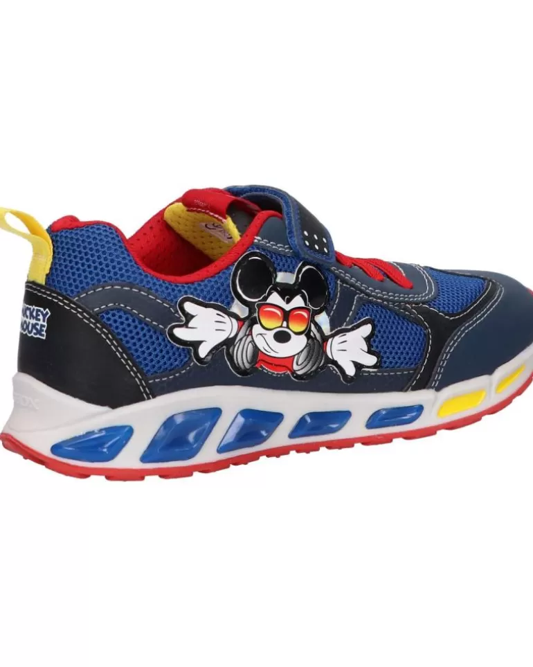GEOX Deportivas De Niña Y Niño J0294A 01454 J Shuttle Boy C0735 Navy-Red Hot