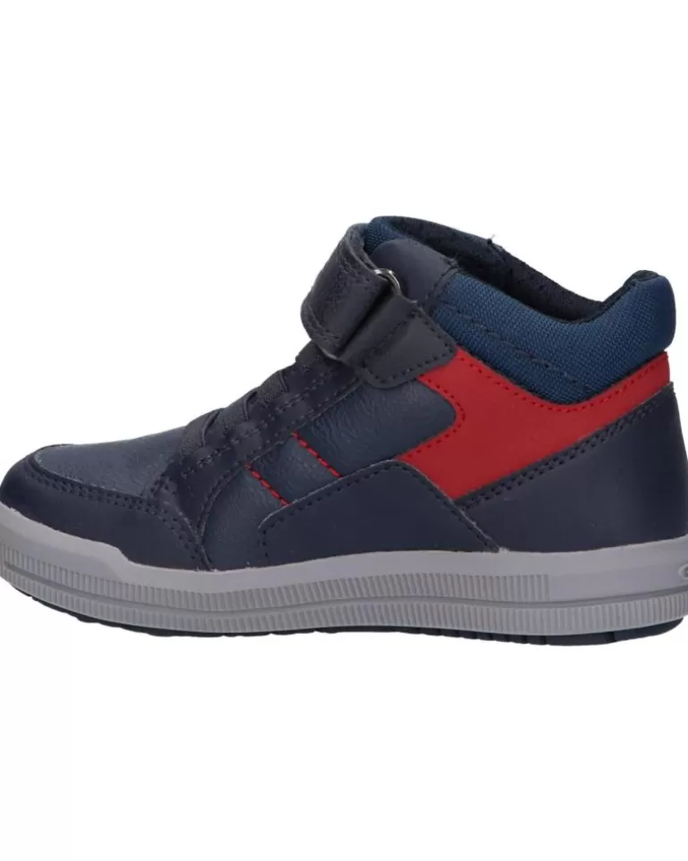 GEOX Deportivas De Hombre Y Niño J044Aa 05411 J Arzach Boy C0735 Navy-Red Hot