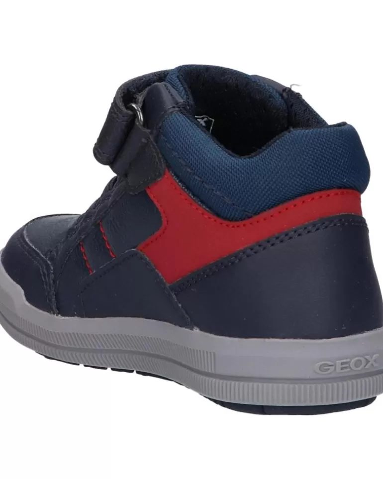 GEOX Deportivas De Hombre Y Niño J044Aa 05411 J Arzach Boy C0735 Navy-Red Hot