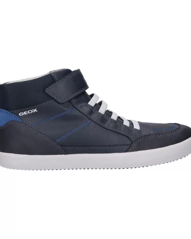 GEOX Deportivas De Hombre Y Niño J045Ca 0Mebu J Gisli Boy C4226 Navy-Royal Best Sale