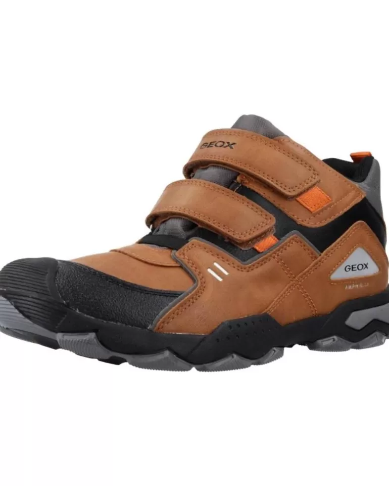 GEOX Deportivas De Hombre Y Niño J169Wa 0Mefu J Buller Boy B Abx C0616 Brown-Orange Fashion