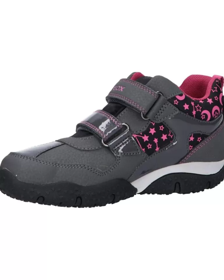 GEOX Deportivas De Mujer Y Niña J042Va 0Cefu J Baltic Girl B Wpf C9325 Dk Grey-Fuchsia Store