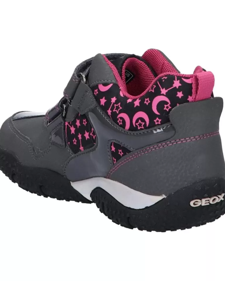 GEOX Deportivas De Mujer Y Niña J042Va 0Cefu J Baltic Girl B Wpf C9325 Dk Grey-Fuchsia Store
