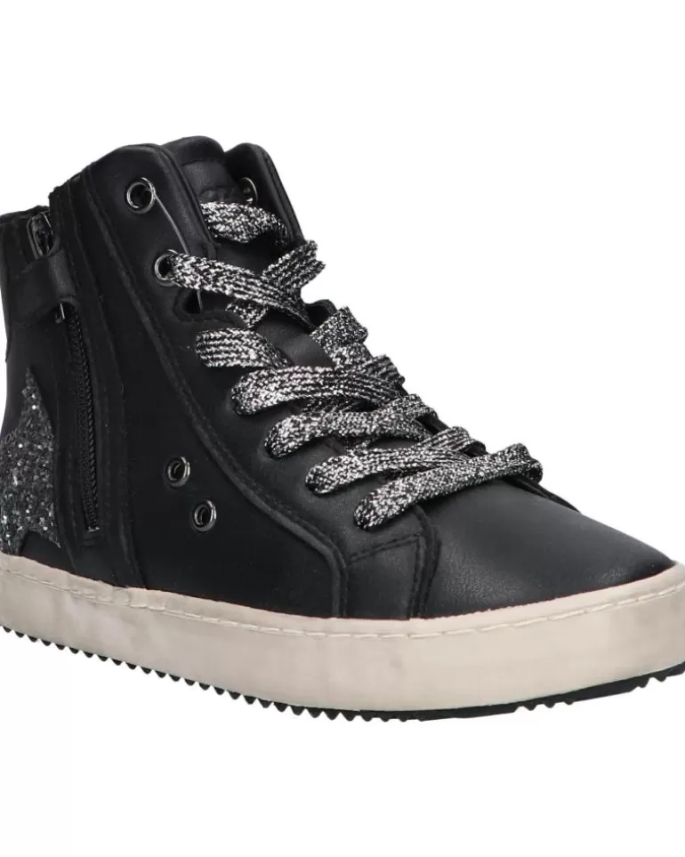 GEOX Deportivas De Mujer Y Niña J044Ga 000Bc J Kalispera Girl C9244 Black-Dk Silver Cheap