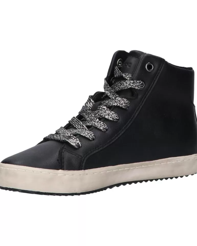 GEOX Deportivas De Mujer Y Niña J044Ga 000Bc J Kalispera Girl C9244 Black-Dk Silver Cheap