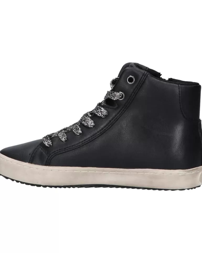 GEOX Deportivas De Mujer Y Niña J044Ga 000Bc J Kalispera Girl C9244 Black-Dk Silver Cheap