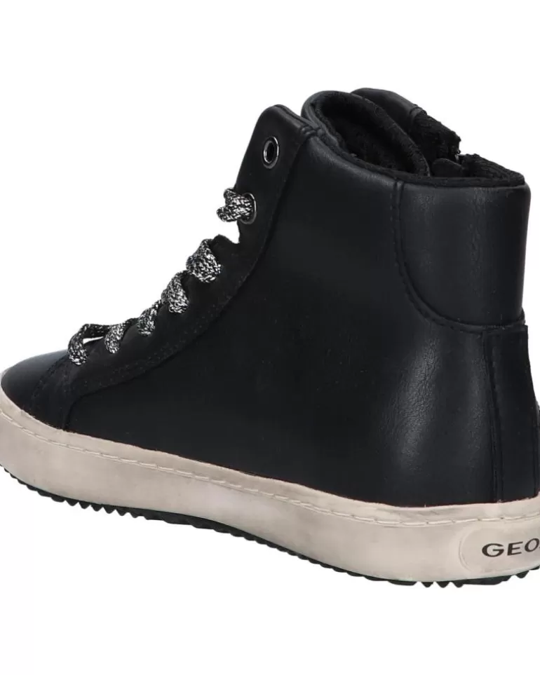GEOX Deportivas De Mujer Y Niña J044Ga 000Bc J Kalispera Girl C9244 Black-Dk Silver Cheap