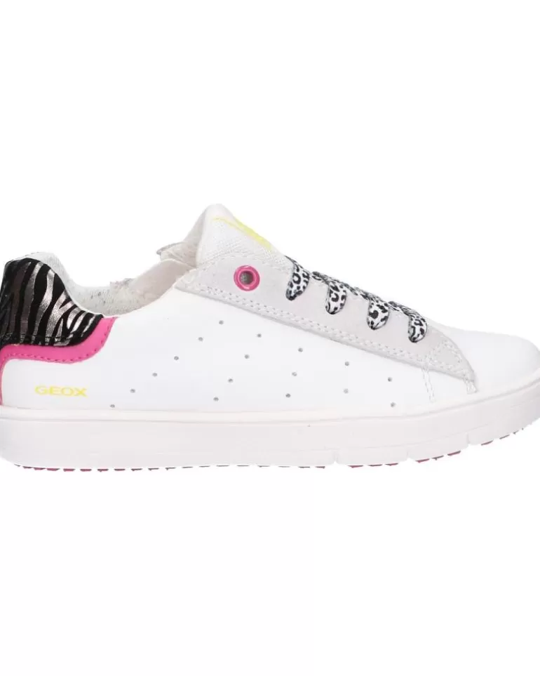 GEOX Deportivas De Mujer Y Niña J15Dwa 08522 J Silenex Girl C0406 White-Pink Shop