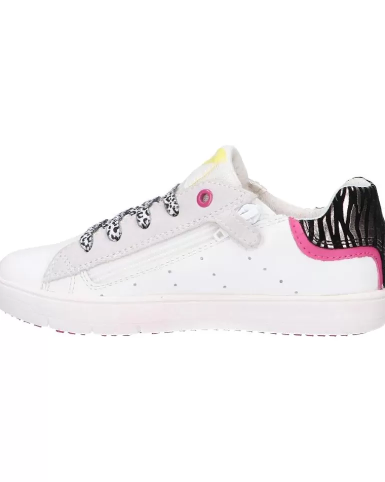 GEOX Deportivas De Mujer Y Niña J15Dwa 08522 J Silenex Girl C0406 White-Pink Cheap