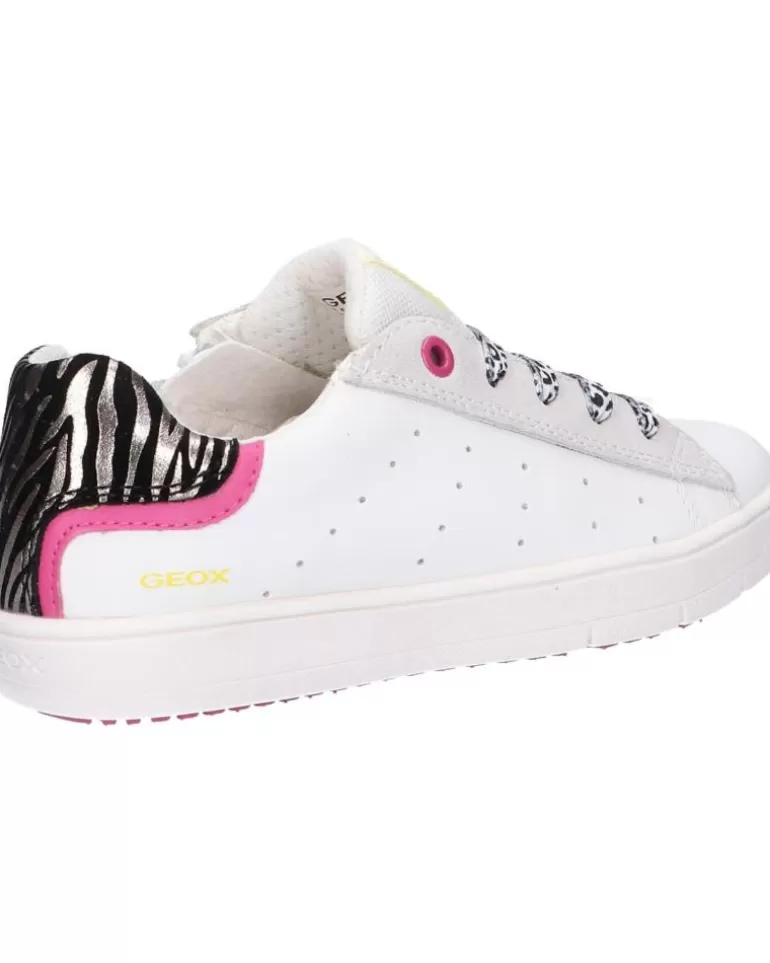 GEOX Deportivas De Mujer Y Niña J15Dwa 08522 J Silenex Girl C0406 White-Pink Cheap