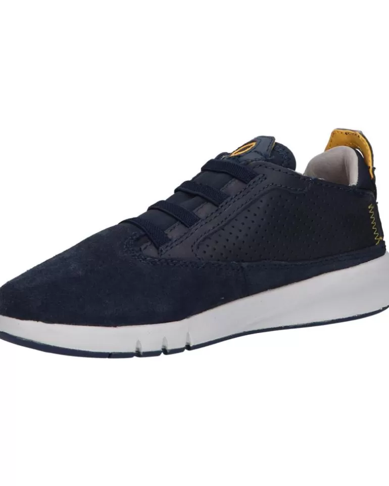 GEOX Deportivas De Mujer Y Niña J16Bna 02285 J Aeranter C0916 Navy-Ochreyellow Flash Sale