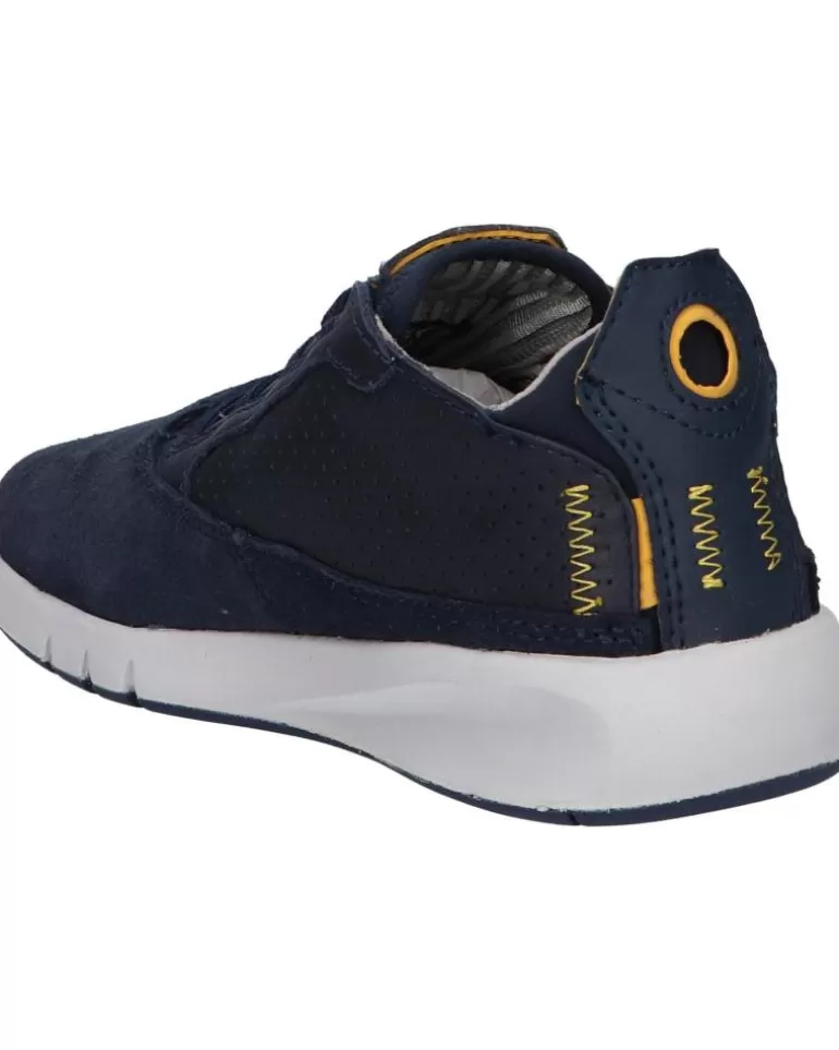 GEOX Deportivas De Mujer Y Niña J16Bna 02285 J Aeranter C0916 Navy-Ochreyellow Flash Sale