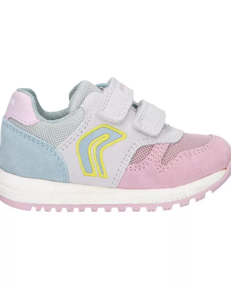 GEOX Deportivas De Niña B023Za 02214 B Alben Girl C0674 White-Rose Clearance