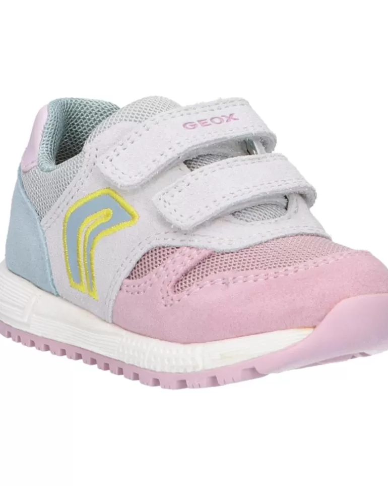 GEOX Deportivas De Niña B023Za 02214 B Alben Girl C0674 White-Rose Clearance