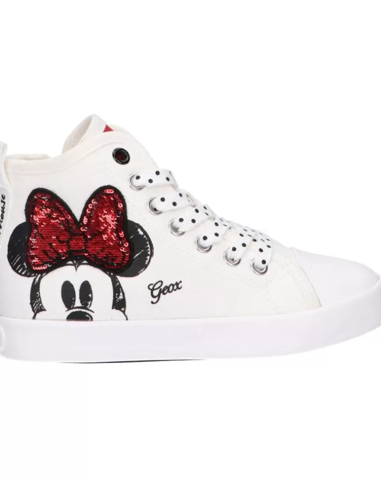 GEOX Deportivas De Niña J0204F 00010 Jr Ciak Girl C0644 Off White-Red Shop