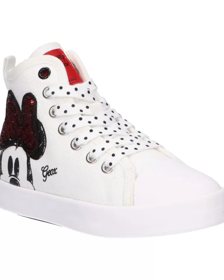 GEOX Deportivas De Niña J0204F 00010 Jr Ciak Girl C0644 Off White-Red Shop