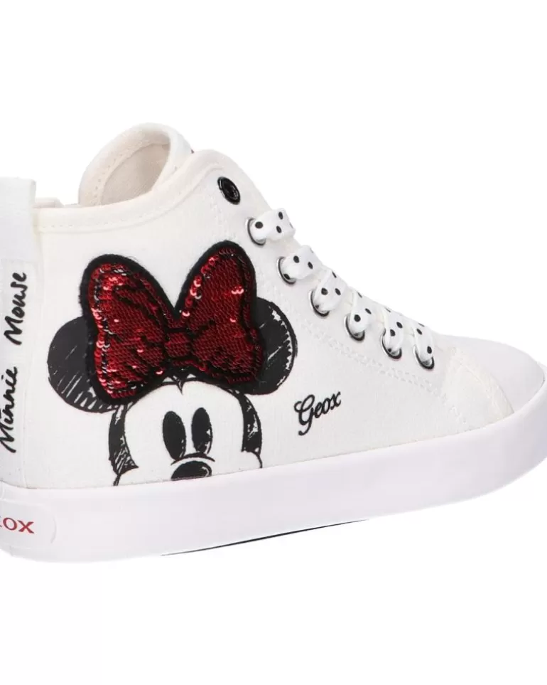 GEOX Deportivas De Niña J0204F 00010 Jr Ciak Girl C0644 Off White-Red Shop