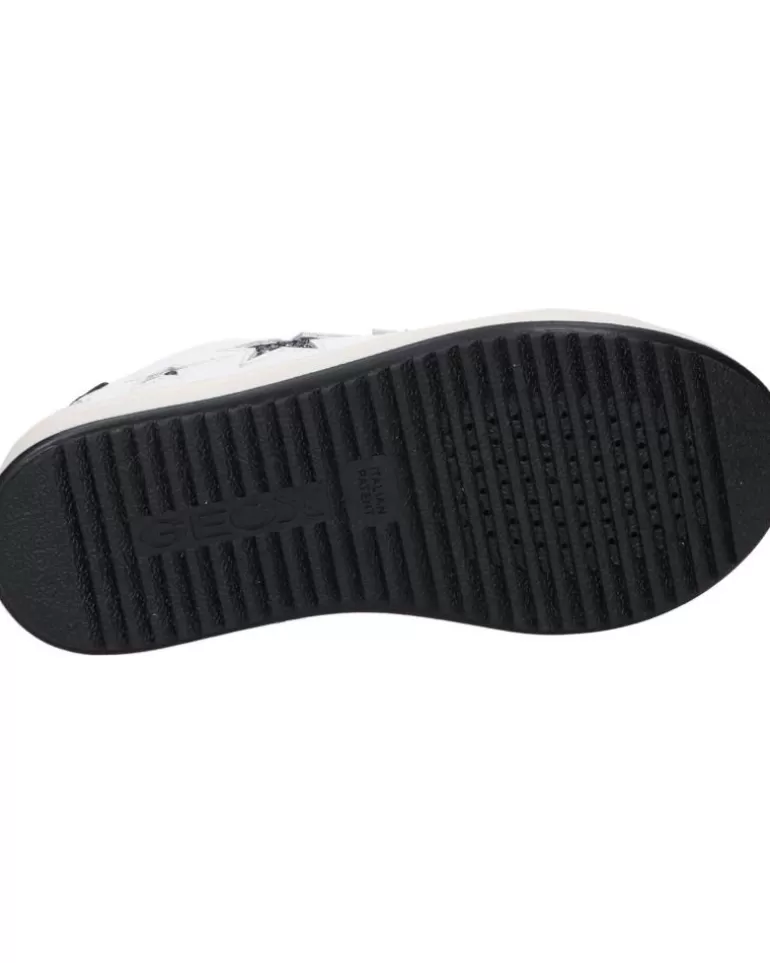 GEOX Deportivas De Niña J02Bdb 000Bc J Rebecca Girl C0404 White-Black Shop