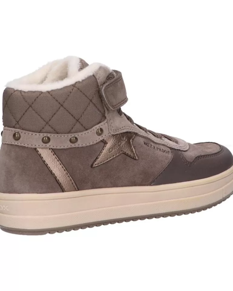 GEOX Deportivas De Niña J04Cvb 022Fu J Rebecca Girl Wpf C9006 Smoke Grey Cheap