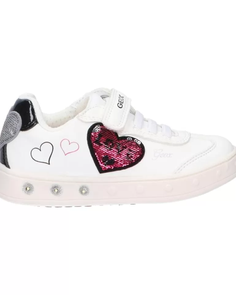 GEOX Deportivas De Niña J168Wd 0Bckn J Skylin Girl C1000 White Hot