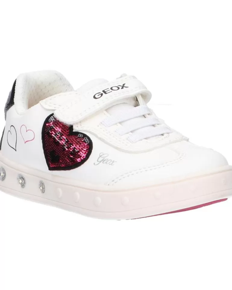 GEOX Deportivas De Niña J168Wd 0Bckn J Skylin Girl C1000 White Hot