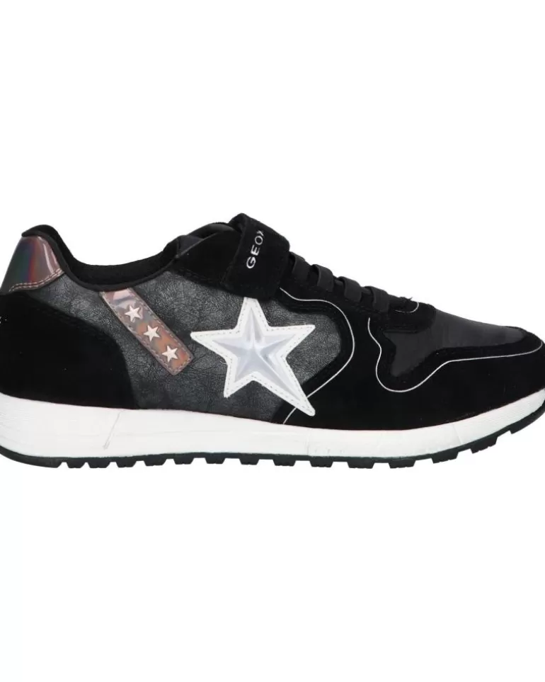 GEOX Deportivas De Niña J16Aqa 02285 J Alben Girl C0039 Black-Silver Best
