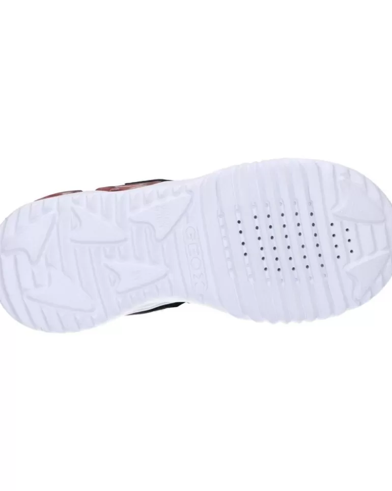 GEOX Deportivas De Niña J16E9A 0Gfnf J Assister Girl C1A8N Dk Silver-Fuchsia New