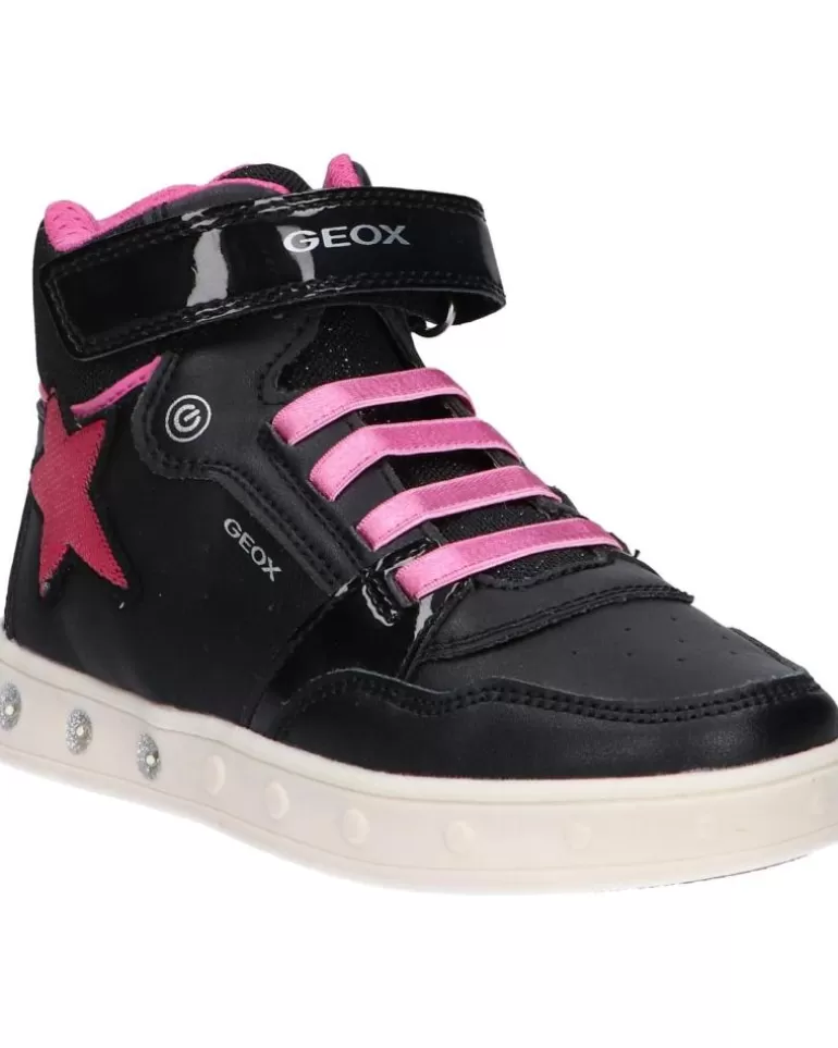 GEOX Deportivas De Niña J268Wa 05402 J Skylin Girl C0922 Black-Fuchsia Sale