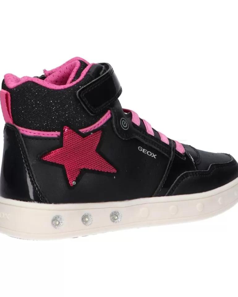 GEOX Deportivas De Niña J268Wa 05402 J Skylin Girl C0922 Black-Fuchsia Sale