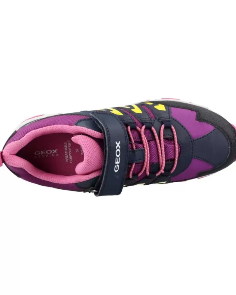 GEOX Deportivas De Niña J Magnetar G B Abx Violeta Flash Sale