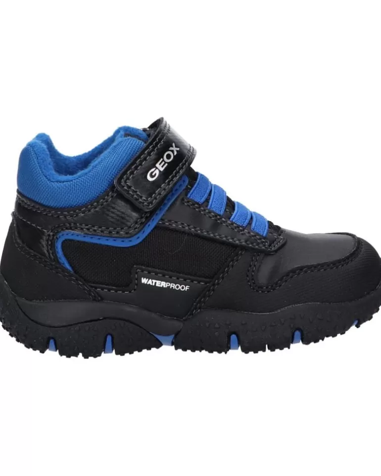 GEOX Deportivas De Niña Y Niño B0442A 0Cefu B Baltic Boy B Wpf C0245 Black-Royal Shop