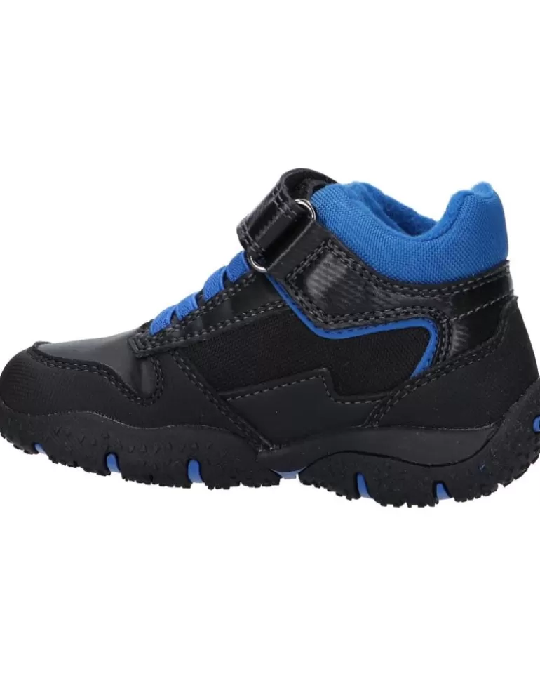 GEOX Deportivas De Niña Y Niño B0442A 0Cefu B Baltic Boy B Wpf C0245 Black-Royal Shop