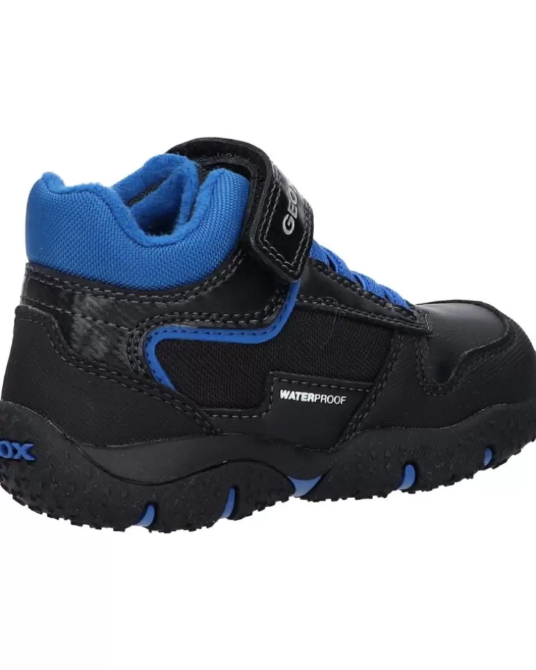GEOX Deportivas De Niña Y Niño B0442A 0Cefu B Baltic Boy B Wpf C0245 Black-Royal Shop