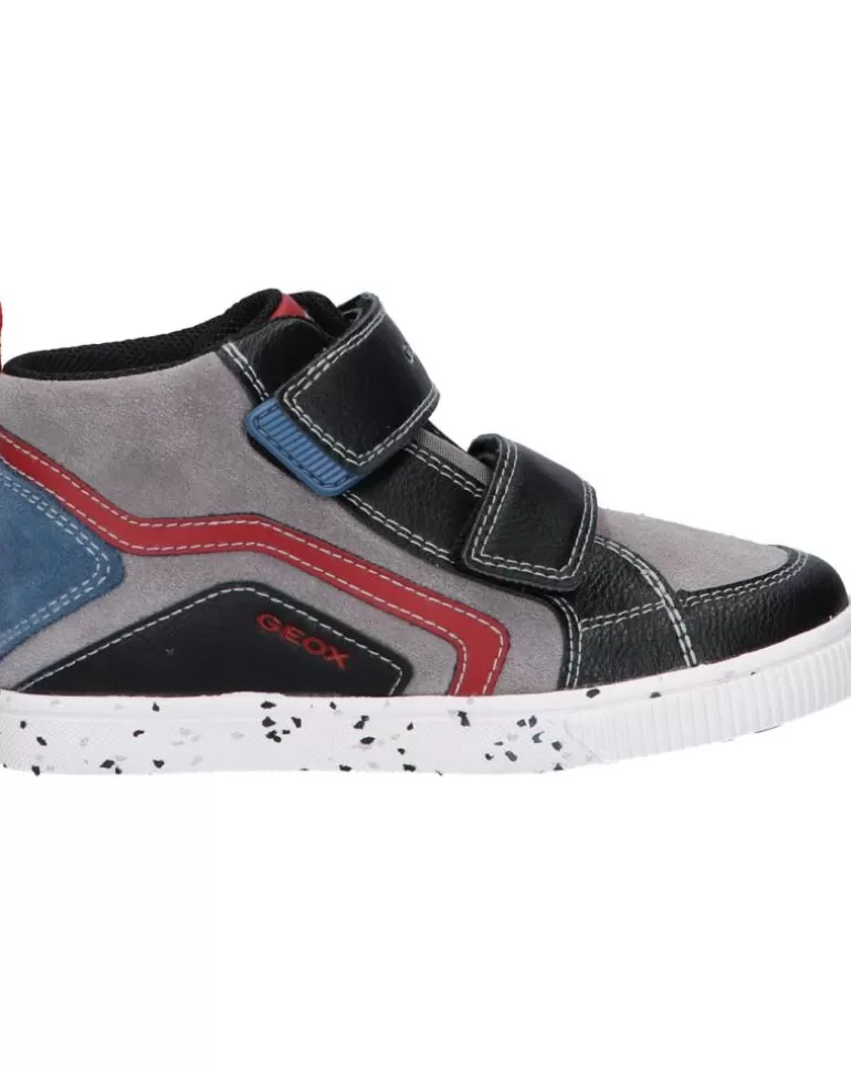 GEOX Deportivas De Niña Y Niño B04A7C 022Me B Kilwi Boy C0260 Black-Dk Red Outlet