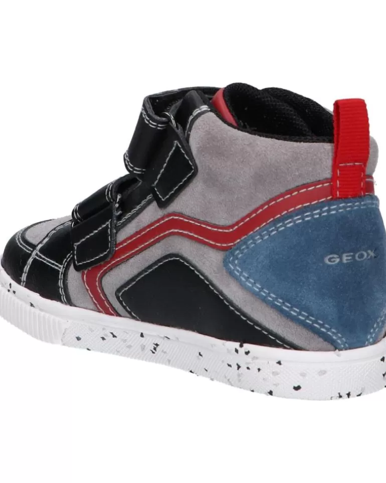 GEOX Deportivas De Niña Y Niño B04A7C 022Me B Kilwi Boy C0260 Black-Dk Red Outlet