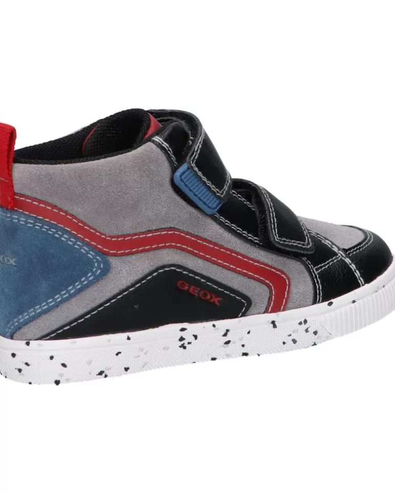 GEOX Deportivas De Niña Y Niño B04A7C 022Me B Kilwi Boy C0260 Black-Dk Red Outlet