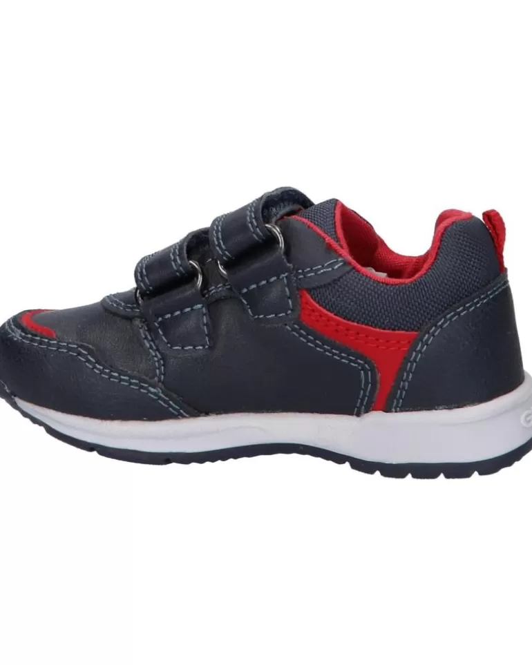 GEOX Deportivas De Niña Y Niño B161Ra 0Mefu B Pavlis Boy C0735 Navy-Red Flash Sale