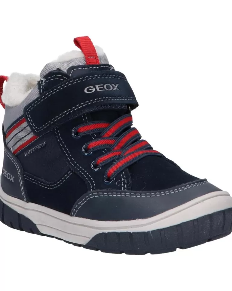 GEOX Deportivas De Niña Y Niño B262Da 022Me B Omar Boy Wpf C0735 Navy-Red New