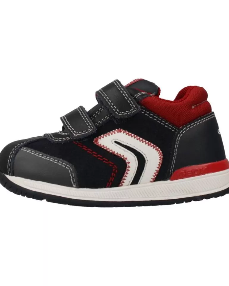 GEOX Deportivas De Niña Y Niño B940Rb 02285 B Rishon Boy C4244 Navy-Dk Red Flash Sale