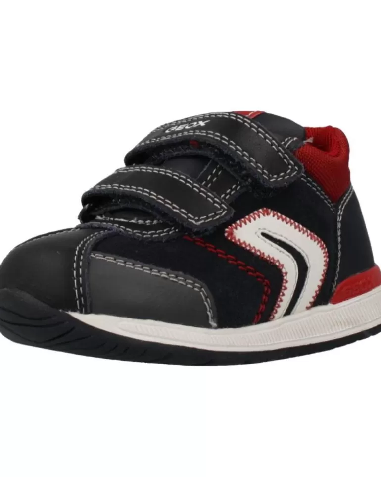 GEOX Deportivas De Niña Y Niño B940Rb 02285 B Rishon Boy C4244 Navy-Dk Red Flash Sale