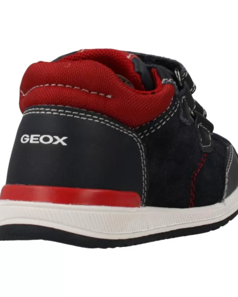 GEOX Deportivas De Niña Y Niño B940Rb 02285 B Rishon Boy C4244 Navy-Dk Red Flash Sale